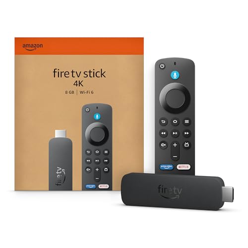 AMAZON FIRE TV STICK 4K STREAMING DEVICE SUPPORT WI-FI 6 DOLBY VISION 6560339 - Like New
