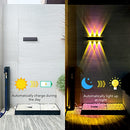 MRZXY SOLAR LIGHTS OUTDOOR WATERPROOF DUSK TO DAWN SCONCE - SUNSET - Like New