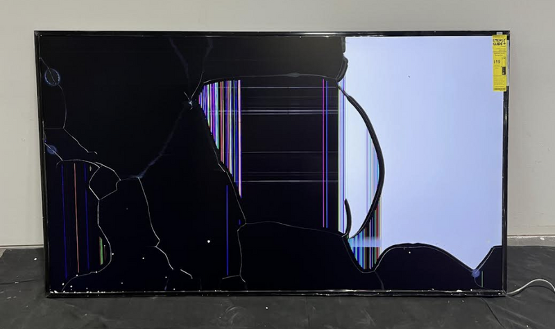 For Parts: Samsung 55" Class The Frame QLED 4K Smart TV QN55LS03BAFXZA CRACKED SCREEN