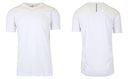 GALAXY BY HARVIC 2XL MEN'S PERFORMANCE MOISTURE WICKING ACTIVE TEE - WHITE - Brand New