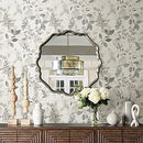 NuWallpaper by WallPops NUS3144 Breezy Peel & Stick Wallpaper - Grey - Brand New