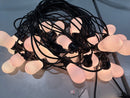 SMART OUTDOOR STRING LIGHTS, LED BULBS LIGHT, RGB - 100FT BLACK - Like New