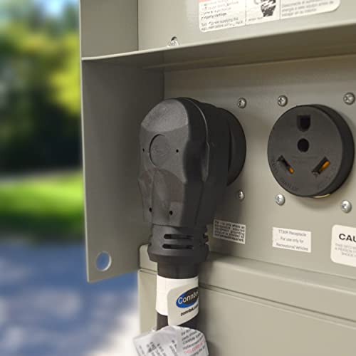 CONNTEK HEAVY DUTY 50 AMP RV POWER CORD 15-FEET 14455-15 - BLACK - Brand New