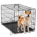 Simple Deluxe 30" Medium Dog Crate Divider, Double Door Folding Metal Wire Cage - Like New