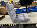 GENERIC PADDED FLOOR CHAIR WITH ADJUSTABLE BACK - LAVENDER - Like New