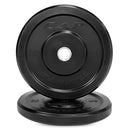 CAP BARBELL RUBBER OLYMPIC BUMPER PLATE | MULTIPLE OPTIONS/COLORS 25lbs - BLACK - Like New