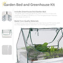Sunnydaze Steel Raised Garden Bed with Mini Greenhouse - Outdoor Greenhouse Kit - Like New