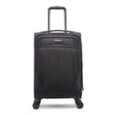 AMERICAN TOURISTER PHENOM SOFTSIDE CARRY ON SPINNER SUITCASE - BLACK - Like New