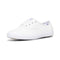 KEDS WOMEN'S CHAMPION LEATHER LACE UP SNEAKER - SIZE: WOMEN 9 - WHITE - Like New