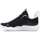 UNDER ARMOUR WOMEN'S FLOW ACE LOW VOLLEYBALL SHOES BLACK/WHITE SIZE 8 - Like New
