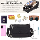 BAGGALLINI ORIGINAL EVERYDAY 11X7.5 CROSSBODY BAGS RFID - BLACK WITH SAND LINING - Brand New