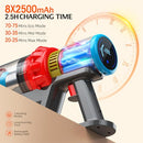 KZJKZJ CORDLESS VACUUM CLEANER 550W 70MINS POWERFUL SUCTION K10S - GRAY RED GOLD - Like New
