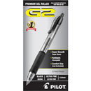 PILOT, G2 PREMIUM GEL ROLLER PENS, ULTRA FINE POINT 0.38 MM, 12 PACK, BLACK - Brand New
