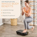 LIFEPRO VIBRATION PLATE EXERCISE MACHINE MAGNETIC ACUPOINTS - Scratch & Dent