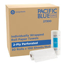 Georgia-Pacific Pacific Blue Select 2-Ply Perforated Roll Paper Towels - 27300 - Brand New