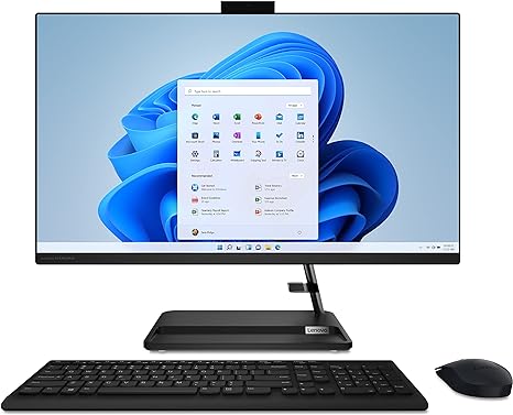 Lenovo IdeaCentre AIO 3i 27" 1920x1080 i5-1240P 8GB 512GB F0GJ0090US - BLACK - Like New