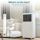 DAINSLEF 8000 BTU PORTABLE AIR CONDITIONER 4IN1 PORTABLE UNIT WHITE COVER - Like New