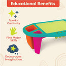 B. toys Kids Imagination Station with Storage Stickers Playset, Multicolor - Brand New