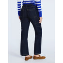 FREE ASSEMBLY WOMEN'S CROPPED STRAIGHT JEANS, 28” INSEAM - L - DARK INDIGO WASH - Brand New