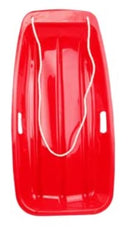 Kingmys 35x18x4.2 inches Plastic Toboggan Snow Sled Winter Sledding 1pc Red - Brand New