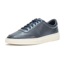 50553142 BOSS MEN'S KIERAN SMOOTH LEATHER TENNIS SNEAKER DARK BLUE SIZE 10 - Like New