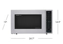 Sharp SMC1585BS 1.5 cu. ft. Microwave Oven with Convection Cooking - SILVER Like New