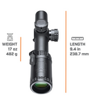 Bushnell 3-9x40mm AR Optics Riflescope - BLACK AR73940 Like New