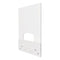 DEFLECTO MOUNTING SAFETY BARRIER PASS THRU 31.5" X 38" ACRYLIC 2/CARTON  - CLEAR - Brand New