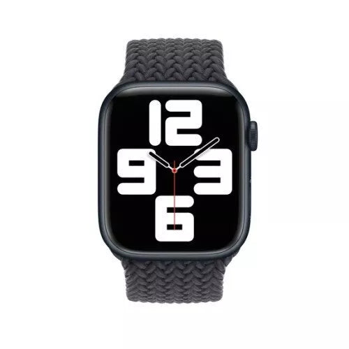 APPLE WATCH BRAIDED SOLO LOOP 45MM - SIZE 7 - MIDNIGHT - Brand New