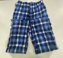 YUNA PAJAMA PANTS WOMEN MULTI PLAID ELASTIC WAIST - SIZE: XL/XXL - BLUE/DARKBLUE - Brand New