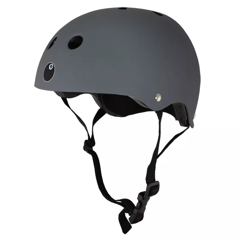EIGHT BALL KIDS' 8+ HELMET - GUN METAL - Like New