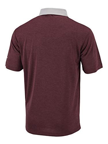 COLUMBIA MEN'S OMNI- WICK RANGE POLO (MEDIUM, DEEP MAROON) - Brand New