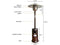 DECONI DAON1001 45,000 BTU PREMIUM OUTDOOR PATIO HEATER WITH WHEELS, BRONZE - Like New