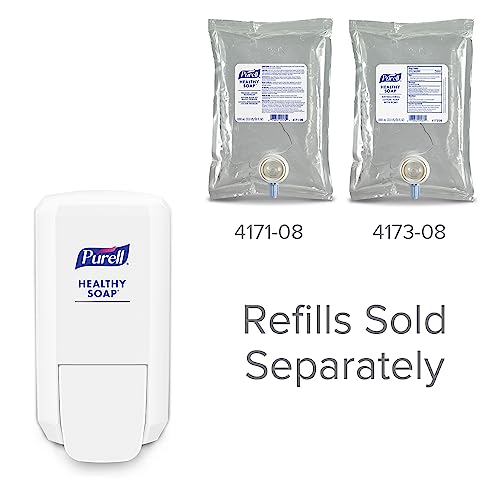 PURELL MANUAL HAND SOAP DISPENSER,  FOR 1000 ML, REFILLS (PACK OF 1) - WHITE - Like New