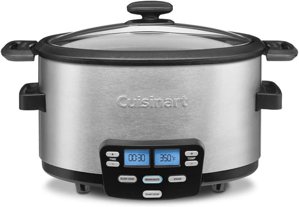 Cuisinart MSC-400 3 In 1 Cook Central 4 Quart Multi-Cooker - Silver Like New