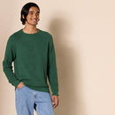 AMAZON ESSENTIALS MEN'S LONG-SLEEVE SOFT TOUCH CREWNECK SWEATER GREEN SIZE XL - Brand New