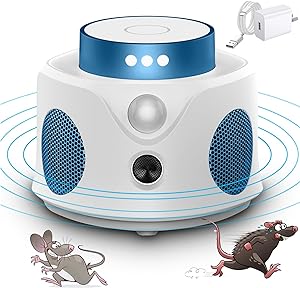 Zimwu Upgraded Rodent Repellent 360° Ultrasonic Pest Repeller - Scratch & Dent