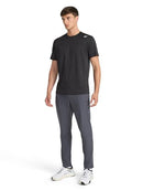 REEBOK MEN'S DOMINATOR PANT, STANDARD FIT, 30” INSEAM REM241PA06 - EBONY - M - Brand New