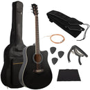 HEY! PLAY! STORE 41IN ACOUSTIC GUITAR KIT HEY PLAY 80-TT0079 - BLACK - Like New