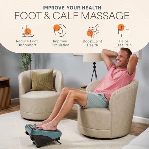 LifePro Foot Massager for Neuropathy - Relaxing Calf and Foot Therapy with Heat - Like New