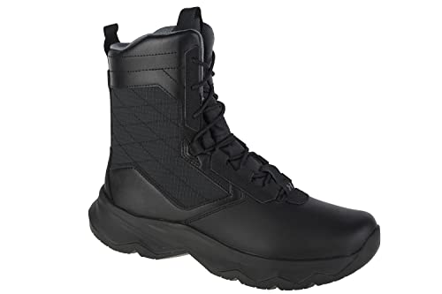 UNDER ARMOUR STELLAR G2 MEN'S MILITARY BLACK/BLACK/GRAY SIZE 10 (WIDE) 2E - Like New