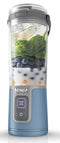 Ninja BC100NV Blast Portable Blender 16 oz. With Leak Proof Lid, Denim Blue - Like New