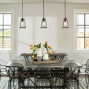 GEPOW FARMHOUSE PENDANT LIGHTING ISLAND HANGING LIGHT FIXTURE A03628 - BRONZE - Brand New