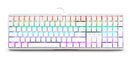 CHERRY WIRED MECHANICAL GAMING KEYBOARD ALUMINUM HOUSING MX RED SWITCHES - WHITE - Like New