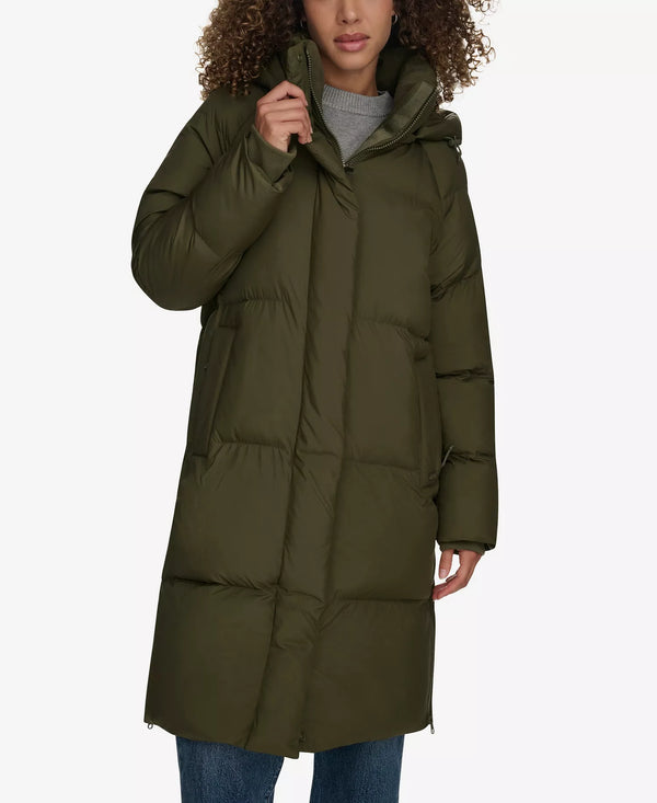 LEVI’S WOMEN'S MID-LENGTH PUFFER JACKET SIZE XL - OLIVE - Brand New