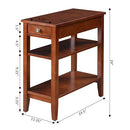 Convenience Concepts American Heritage End Table Drawer 23.5" - Mahogany - Brand New