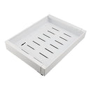 EVGATSAUTO ADJUSTABLE WIDTH CABINET PULL OUT SHELF CARBON STEEL SLIDE OUT DRAWER - Brand New