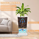Elevens Outdoor Planter Larger Flower Pots Indoor Taper Garden V-Shape Tall - Like New