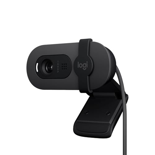 LOGITECH Brio 100 1080P Full HD Webcam 960001580 - GRAPHITE - Like New