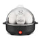 BELLA RAPID ELECTRIC EGG COOKER AND POACHER WITH AUTO SHUT OFF - BLACK - Like New